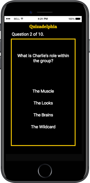 The Trivia Game Mobile View